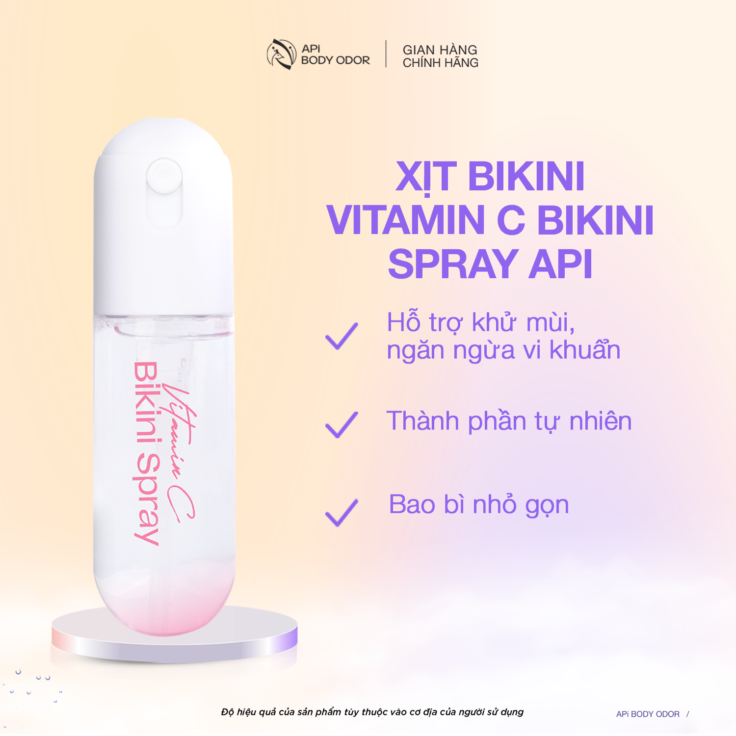 Xịt bikini kháng khuẩn phổ rộng APi