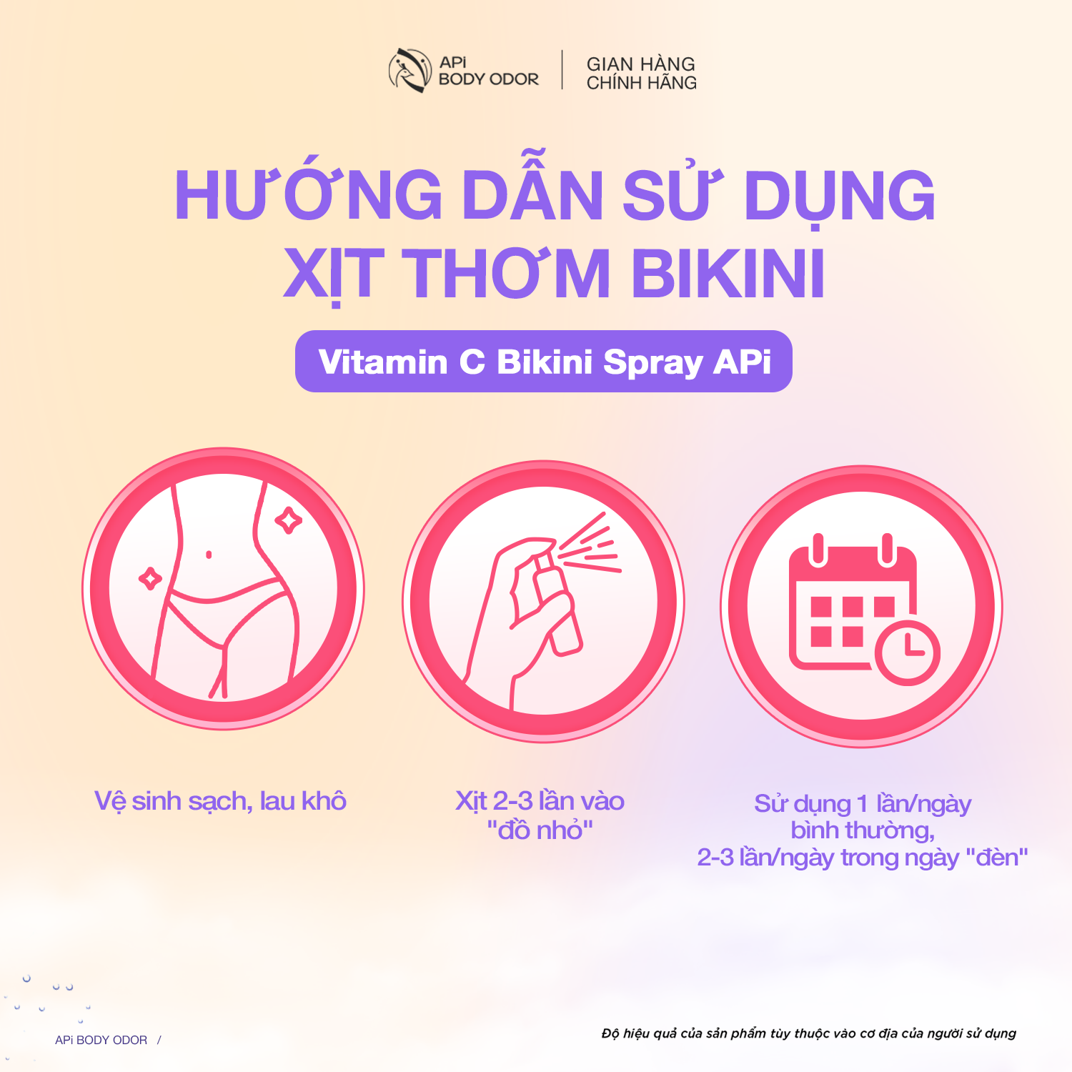 Xịt bikini kháng khuẩn phổ rộng APi