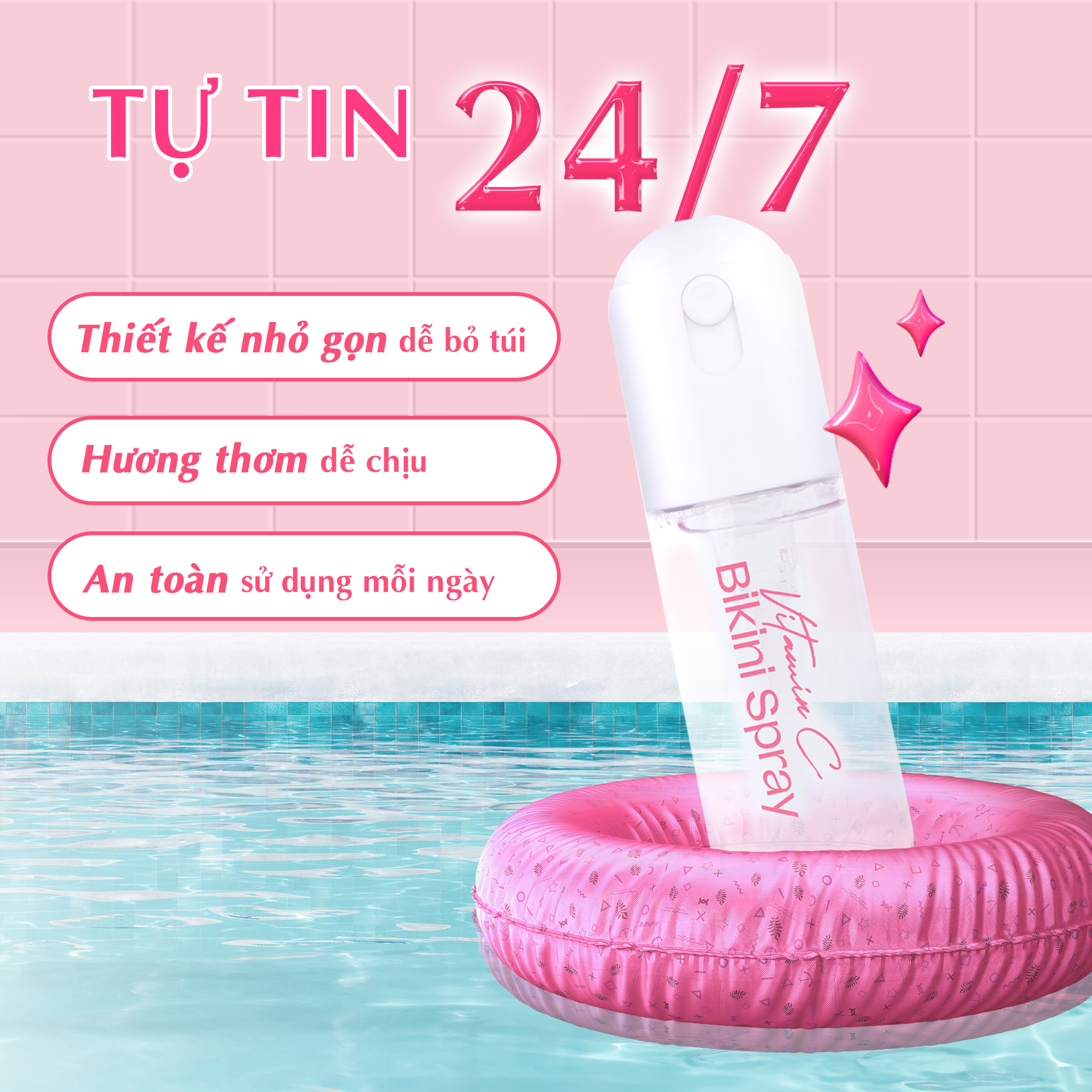 Xịt bikini kháng khuẩn phổ rộng APi