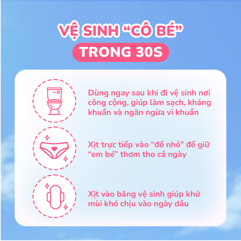 Xịt bikini kháng khuẩn phổ rộng APi