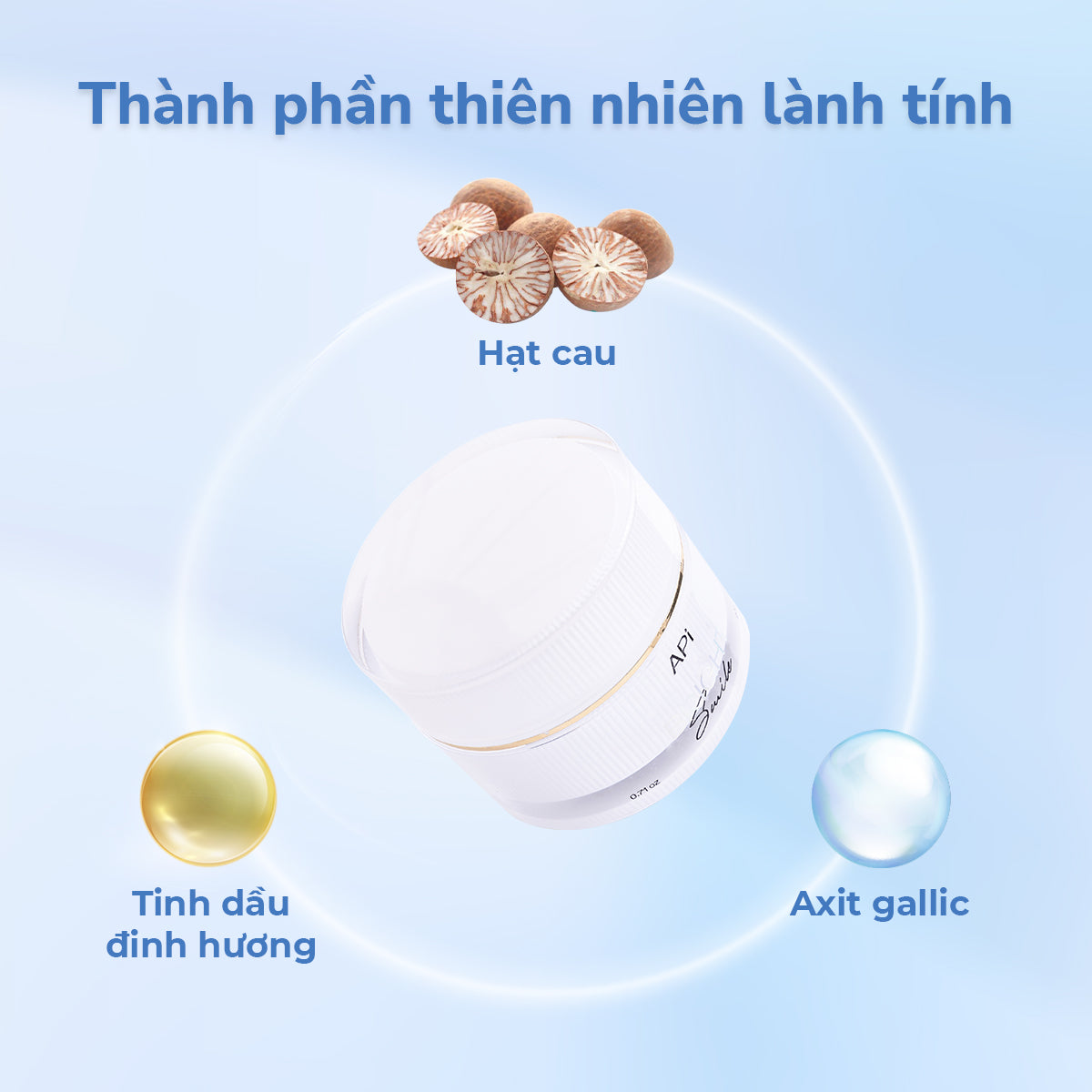 Bột trắng răng hạt cau