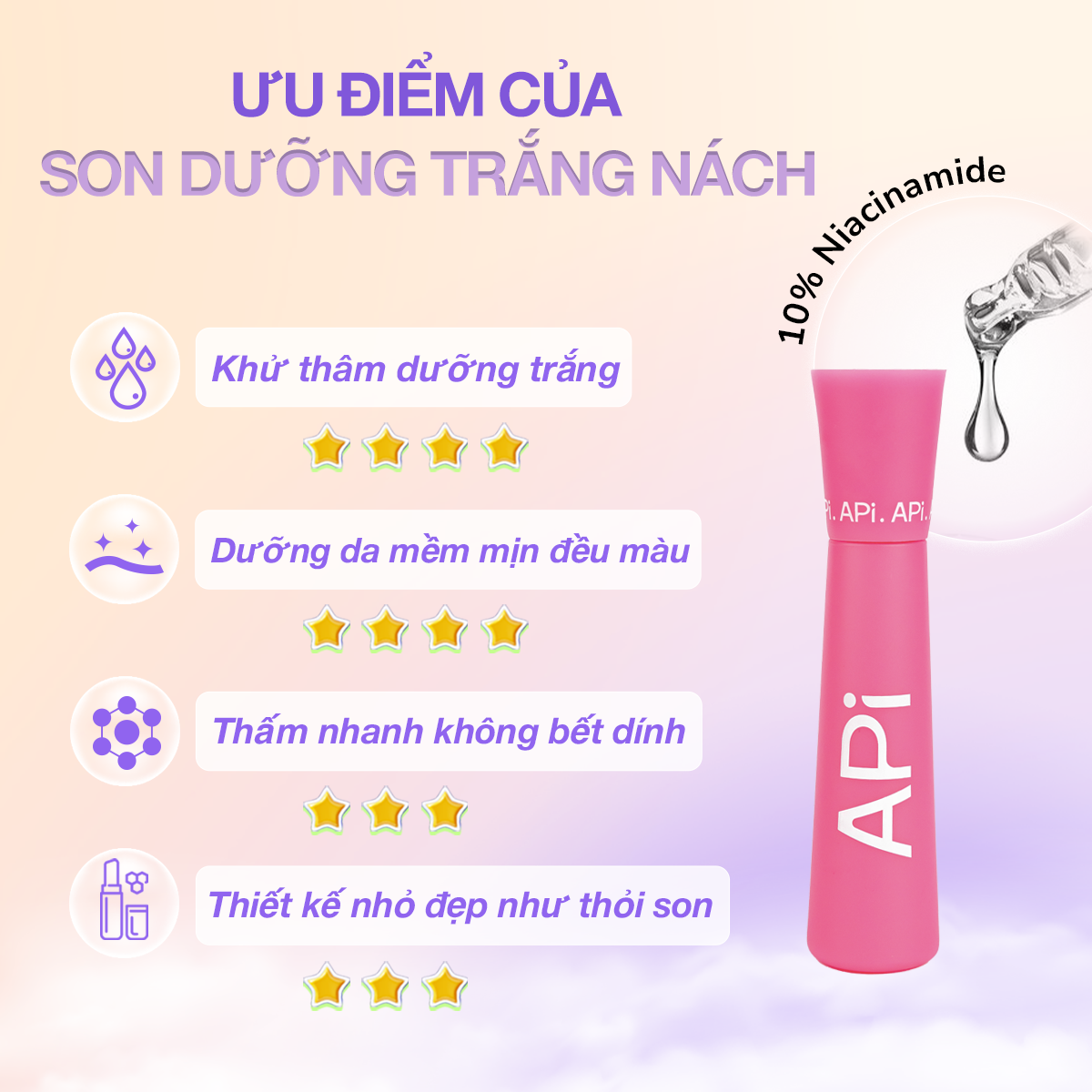 Serum Son Nách dưỡng trắng