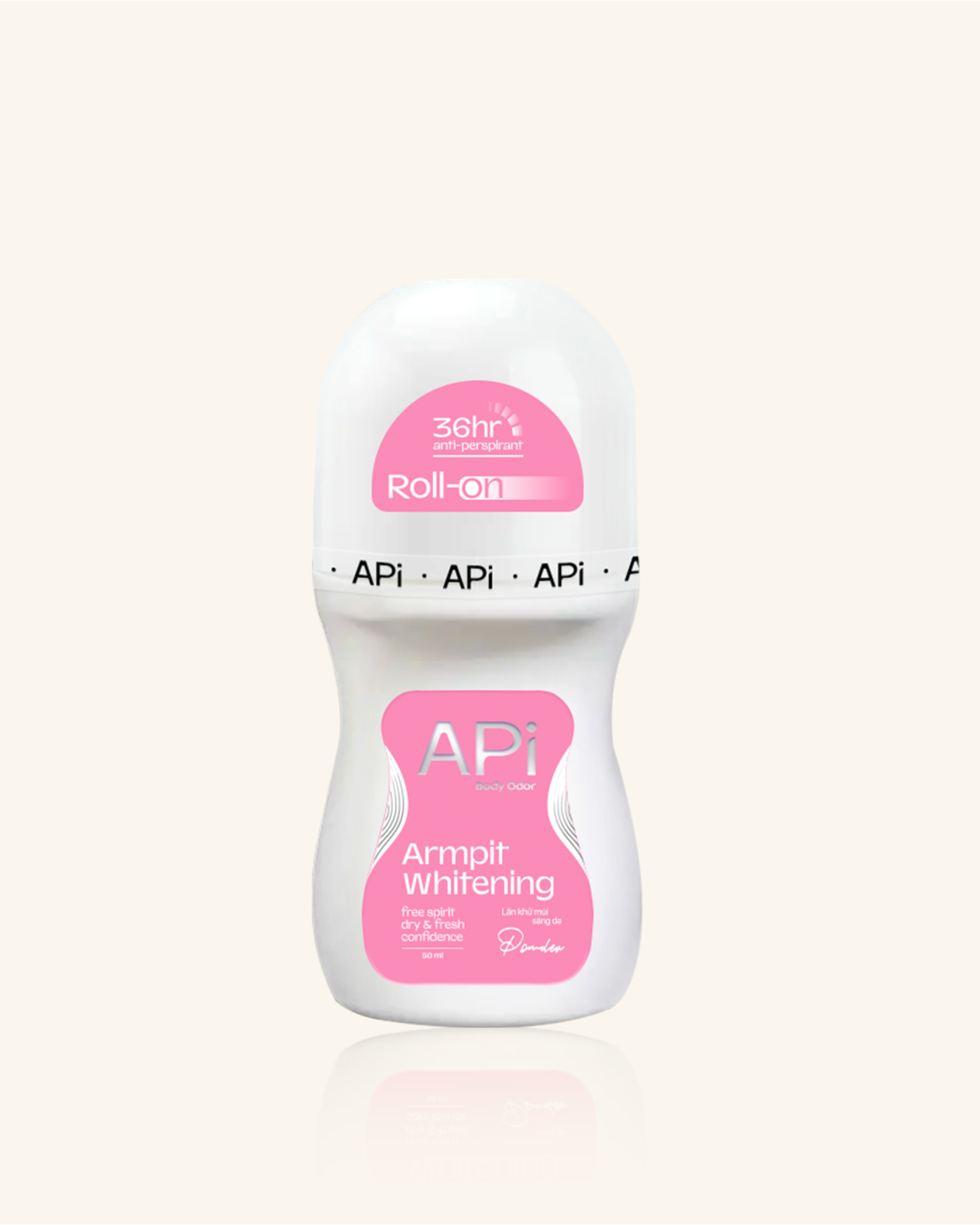 Lăn Khử Mùi Sáng Da, Mờ Thâm Dưới Cánh Tay API Armpit Whitening 50ml