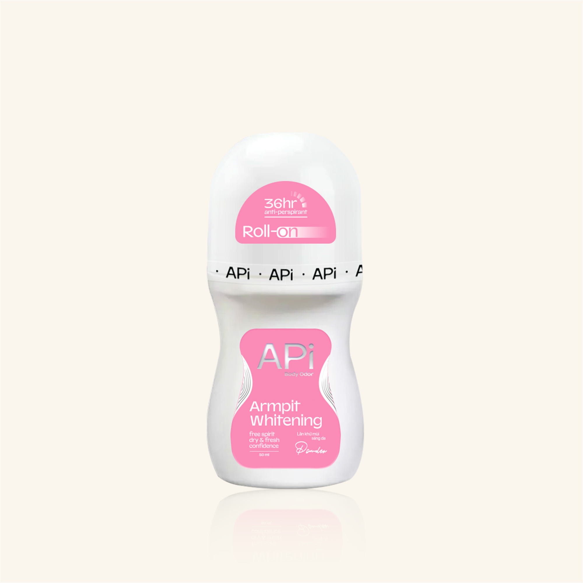 Lăn Khử Mùi Sáng Da, Mờ Thâm Dưới Cánh Tay API Armpit Whitening 50ml